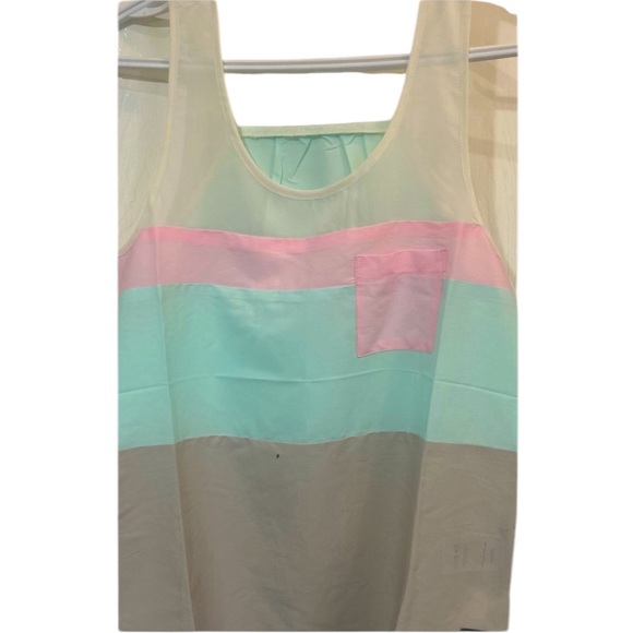 💫TRIPLE FIVE SOUL Women’s 3 Colours Striped Seetrough Camisole - Picture 4 of 11